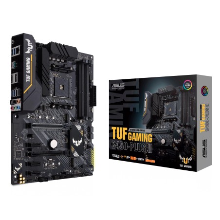 ASUS TUF GAMING B450-PLUS II ATX AM4 - Unleash Powerful Performance with Durability & Gaming Excellence | 4718017957489
